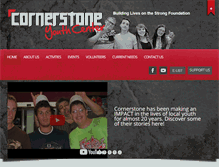 Tablet Screenshot of cornerstoneetown.org